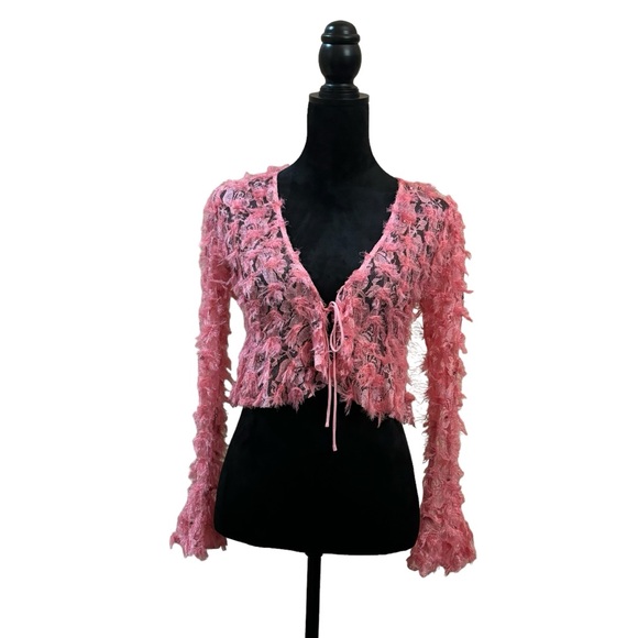 UO Kimchi Blue Front Tie Sweater NWT size XS - Picture 3 of 3